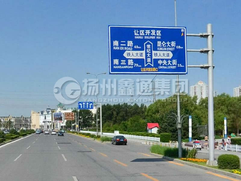 BZG-004，交通標(biāo)志桿，鍍鋅交通標(biāo)志桿